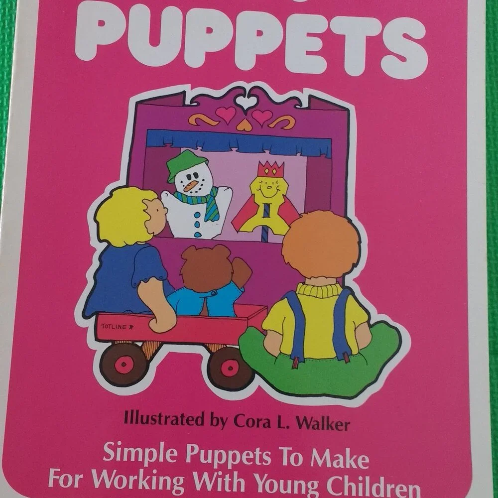 Puppets 1- 2- 3 : Simple Puppets to Make  & 1 2 3 games by Jean Warren New